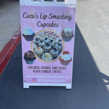 Coco's Lip Smacking Cupcakes - Sign - Cupcakes Near Me - Lakewood, California Coco's Lip Smacking Cupcakes - Sign - Cupcakes Near Me - Lakewood, California