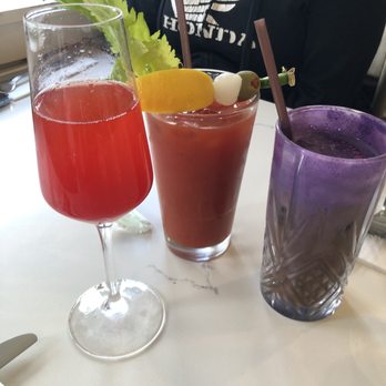 Sweet Maple - Bloody Mary, ube cold brew and strawberry mimosa. Yummmy - Breakfast & Brunch Near Me - Cupertino, California Sweet Maple - Bloody Mary, ube cold brew and strawberry mimosa. Yummmy - Breakfast & Brunch Near Me - Cupertino, California