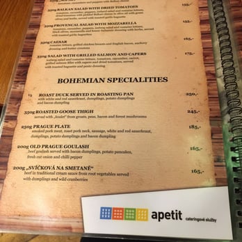 Apetit Praha - Food menu - Czech Near Me - Prague, Puerto Rico Apetit Praha - Food menu - Czech Near Me - Prague, Puerto Rico