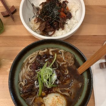 Somenya - Soba restaurant - Beef sukiyakidon (top) and beef sukiyaki udon (bottom) - Japanese Near Me - Boston, Massachusetts Somenya - Soba restaurant - Beef sukiyakidon (top) and beef sukiyaki udon (bottom) - Japanese Near Me - Boston, Massachusetts
