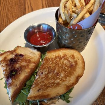 Relish - Pear & brie grilled cheese with fries - Breakfast & Brunch Near Me - Houston, Texas