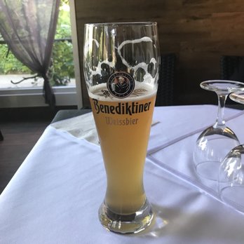 Ponticello - Benediktiner Weissbeir. Great for a summer evening meal! - Italian Near Me - Trier, RP Ponticello - Benediktiner Weissbeir. Great for a summer evening meal! - Italian Near Me - Trier, RP