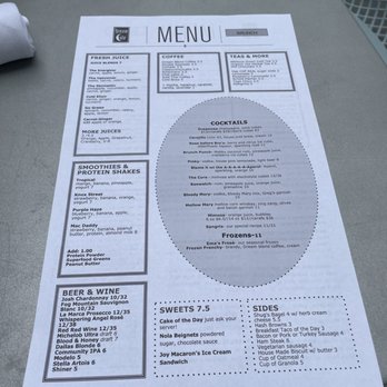 Dream Cafe - Menu - Breakfast & Brunch Near Me - Dallas, Texas