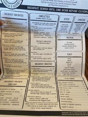 Menu photo 5 Tag's Cafe Cincinnati, OH