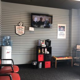 the customer waiting lounge