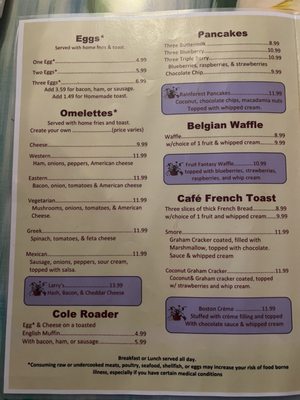 Menu photo 1 Cole Road Cafe Biddeford, ME