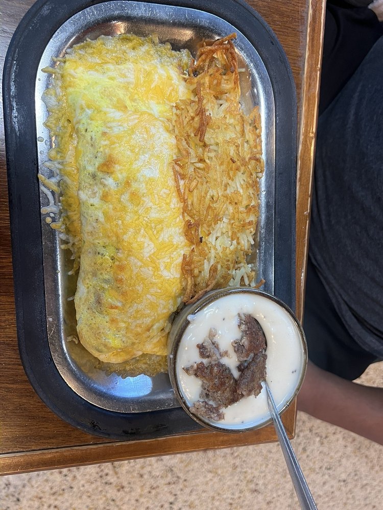 Food from Texhoma Livestock Restaurant