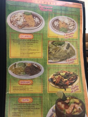 Menu photo 1 Hermanos Chavez Mexican Restaurant Newton, NC