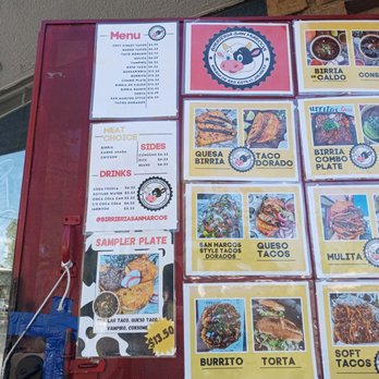 Birrieria San Marcos - Menu as of 5/24 - Tacos Near Me - Van Nuys, California