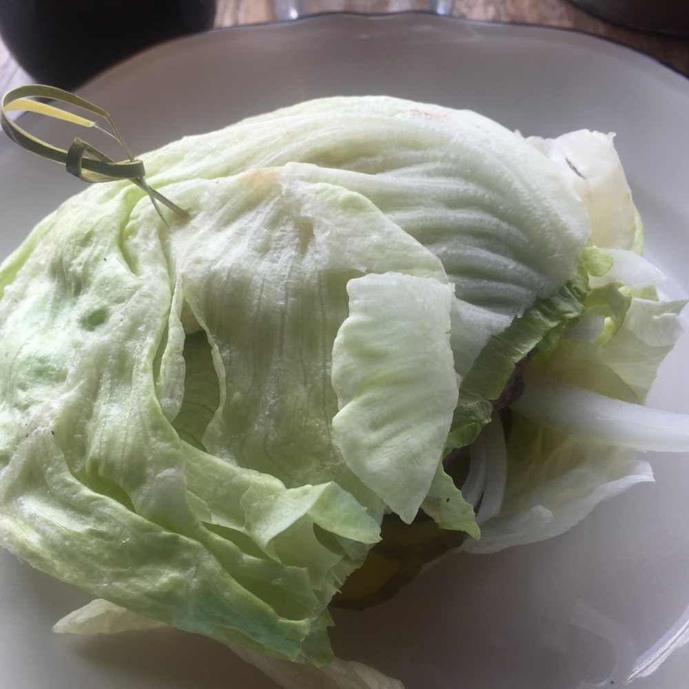 Notre-Boeuf-de-Grâce - Divine Inspiration Burger with lettuce wrap - Burgers Near Me - Montreal, Quebec Notre-Boeuf-de-Grâce - Divine Inspiration Burger with lettuce wrap - Burgers Near Me - Montreal, Quebec
