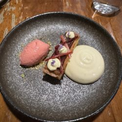 The Brantry - Rhubarb and almond frangipane tart