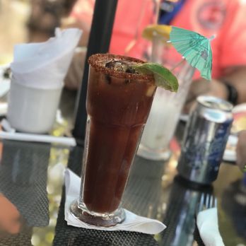 North Garden - Amazing Bloody Mary $4 (usually has bacon too) - Signature Cuisine Near Me - Cancún, ROO North Garden - Amazing Bloody Mary $4 (usually has bacon too) - Signature Cuisine Near Me - Cancún, ROO