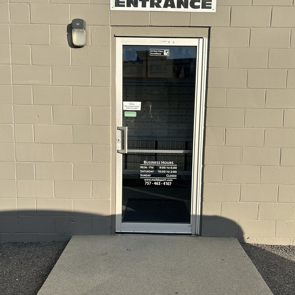 Mail Depot - Entrance on the side of building - Notaries Near Me - Virginia Beach, Virginia Mail Depot - Entrance on the side of building - Notaries Near Me - Virginia Beach, Virginia