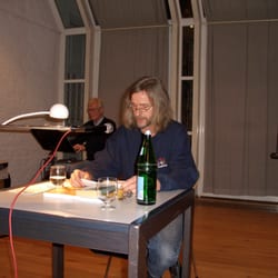 Bad Oldesloer Kulturforum der Sozialdemokratie - Diakon Jan Seemann als Vorleser beim "Maritimen Abend"