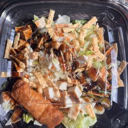 Zaxbys - Zensation salad with eggroll