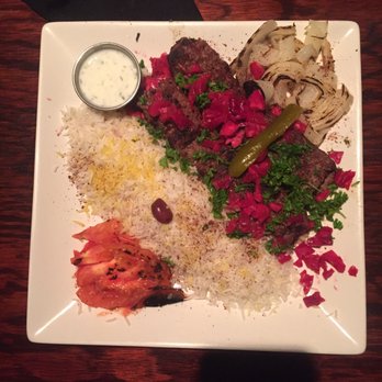Babylon Cafe - Kufta Kabob Beef & Lamb Mix with rice was excellent. - Middle Eastern Near Me - Atlanta, Georgia Babylon Cafe - Kufta Kabob Beef & Lamb Mix with rice was excellent. - Middle Eastern Near Me - Atlanta, Georgia