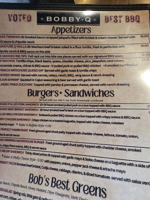 Menu photo 1 Bobby Q - Biltmore Phoenix, AZ Menu photo 1 Bobby Q - Biltmore Phoenix, AZ
