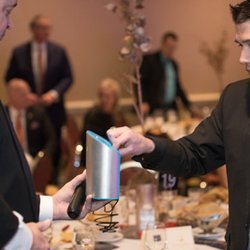 Pine Creek Financial Group - Donating to Habitat for Humanity -Winter Gala 2018