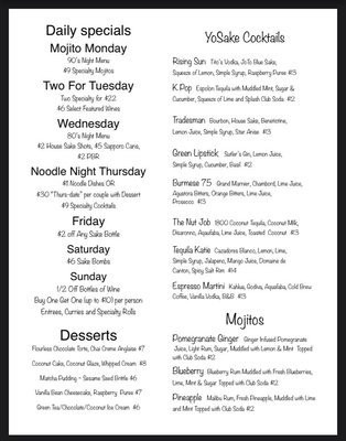 Menu photo 5 Yosake Wilmington, NC Menu photo 5 Yosake Wilmington, NC