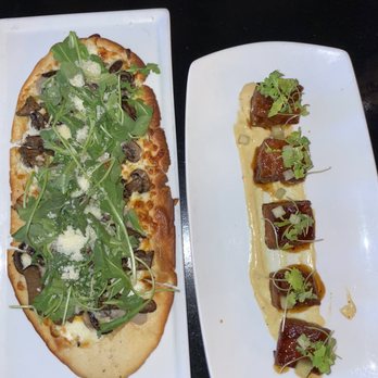 Twisted Oak Tavern - Triple Mushroom Flatbread was so good and Pork Belly Bites were perfect! Perfectly crispy and juicy and the toppings were amazing - American Near Me - Camarillo, California