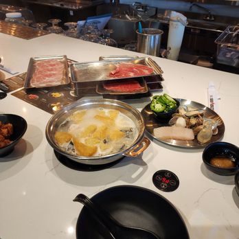 Shabuya - Seated at the bar. Tonkatsu broth - Japanese Near Me - Kapolei, Hawaii