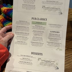 The Auctioneers - Menu with vegan options December 2022