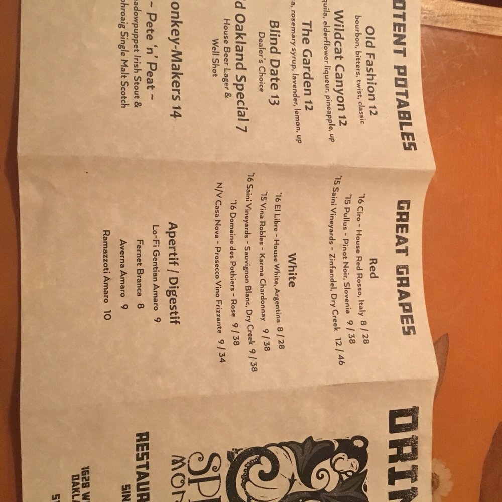Comedy Oakland - Drink menu back - Comedy Clubs Near Me Comedy Oakland - Drink menu back - Comedy Clubs Near Me