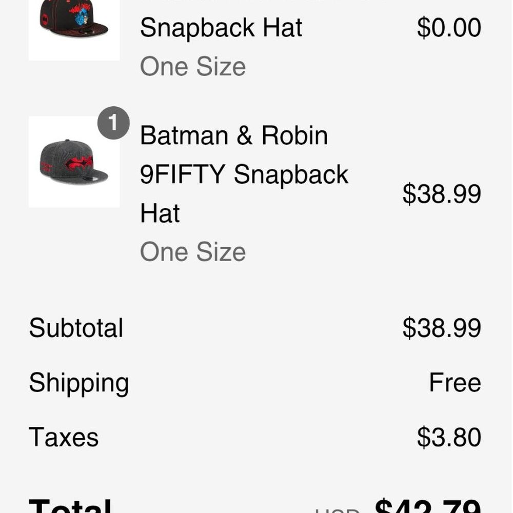 This shows the order and the fact that only one item is delivered. I have not received any refund