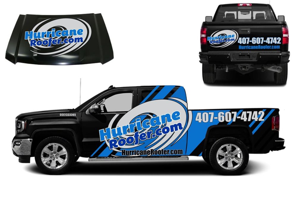 Slide of Hurricane Roofer