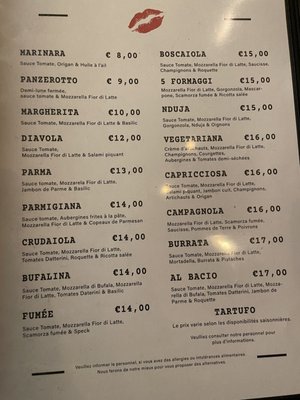 Menu photo 1 Al Bacio Ixelles, BRU Menu photo 1 Al Bacio Ixelles, BRU