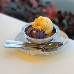 Harana Cafe - Ube and cheese ice cream