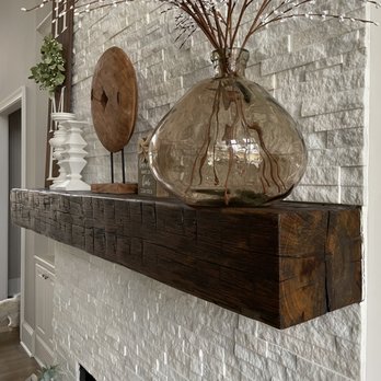 Pecky Cypress & More - Beautiful Reclaimed Mantle - Building Supplies Near Me - West Palm Beach, Florida