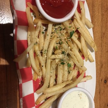 Giordano's - GARLIC PARMESAN FRIES - served with ketchup and ranch - Pizza Near Me - Chicago, Illinois Giordano's - GARLIC PARMESAN FRIES - served with ketchup and ranch - Pizza Near Me - Chicago, Illinois