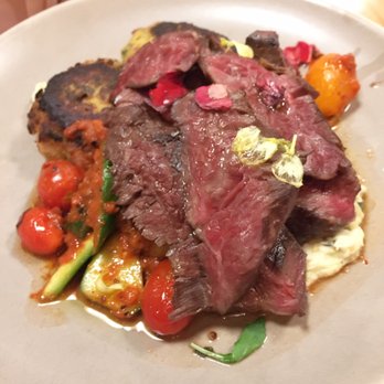 Johnston's Saltbox - Hanger steak - New American Near Me - San Carlos, California Johnston's Saltbox - Hanger steak - New American Near Me - San Carlos, California