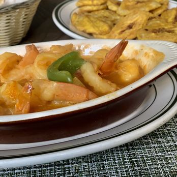 El Castillo De Jagua Restaurant - Soul Sauce~~~(Camarones Enchilados) & Tostones...Actually Fresh - Latin American Near Me - New York, New York