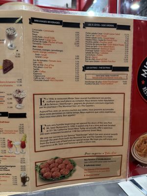 Mister Steer - Dejeuner - Burgers Poutine Steak - Dessert - Delivery/Livraison by null