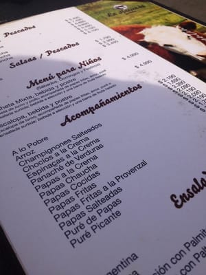 Menu photo 1 La Hacienda Gaucha Santiago, RM
