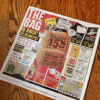 Menards - "The Bag Is Back Till Sunday January 14, 2024 !" - Hardware Stores Near Me - Chesterfield, Michigan