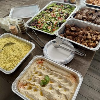 Sinbad’s Coastal Kebab - Hummus, Rice, Greek Salad, Cauliflower, Falafel (10 pieces), Beef Kebab Skewers, Kefta Kebab Skewers - Mediterranean Near Me - Grand Terrace, California Sinbad’s Coastal Kebab - Hummus, Rice, Greek Salad, Cauliflower, Falafel (10 pieces), Beef Kebab Skewers, Kefta Kebab Skewers - Mediterranean Near Me - Grand Terrace, California
