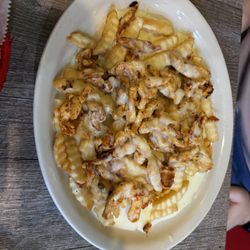 El Torito - Arroz con pollo with fries instead of rice