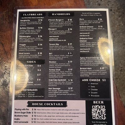 Menu photo 2 Forbes Tavern Pittsburgh, PA Menu photo 2 Forbes Tavern Pittsburgh, PA