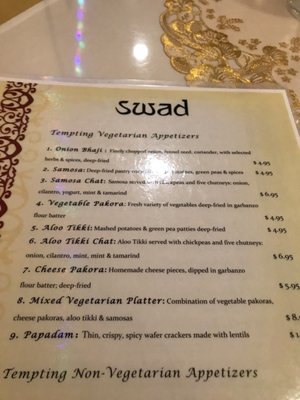 Menu photo 8 Swad Monona, WI