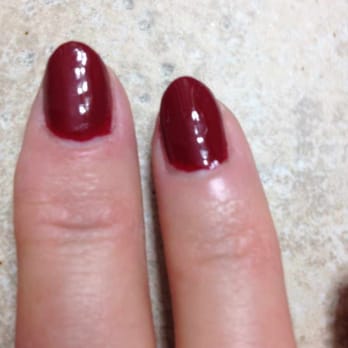 Nina Nails - Very thick layers, actually slipped to the sides and tips of the nails! Never dried up! Terrible! - Nail Salons Near Me - Mill Creek, Washington Nina Nails - Very thick layers, actually slipped to the sides and tips of the nails! Never dried up! Terrible! - Nail Salons Near Me - Mill Creek, Washington