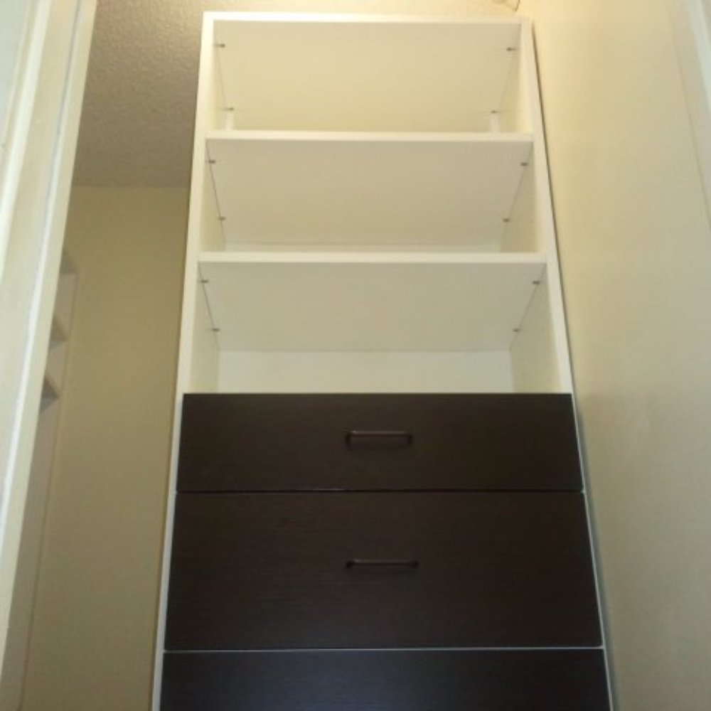 California Closets - Honolulu - Top half of the drawer stack. - Interior Design Near Me - Honolulu, Hawaii