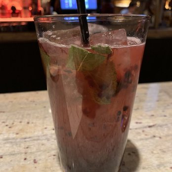 Juju - Blackberry mint mocktail (off the menu) - Tapas/Small Plates Near Me - Durham, North Carolina