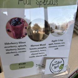 The Smoothie Spot - Fall specials