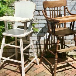 Roussel's Fine Jewelry & Gifts - Pair of Antique High Chairs!