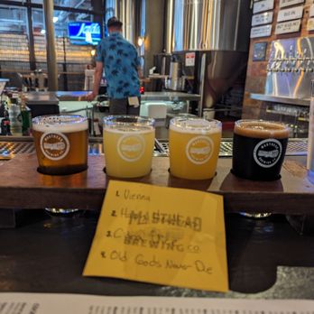 Masthead Brewing - Beer flight - Breweries Near Me - Cleveland, Ohio