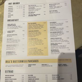 Bill's - Menu - British Near Me - Bath, BAS Bill's - Menu - British Near Me - Bath, BAS