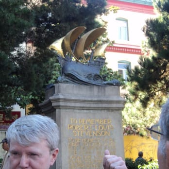 Chinatown Walking Tour - Rick telling the group about Robert Lewis Stevenson - Walking Tours Near Me - San Francisco, California Chinatown Walking Tour - Rick telling the group about Robert Lewis Stevenson - Walking Tours Near Me - San Francisco, California